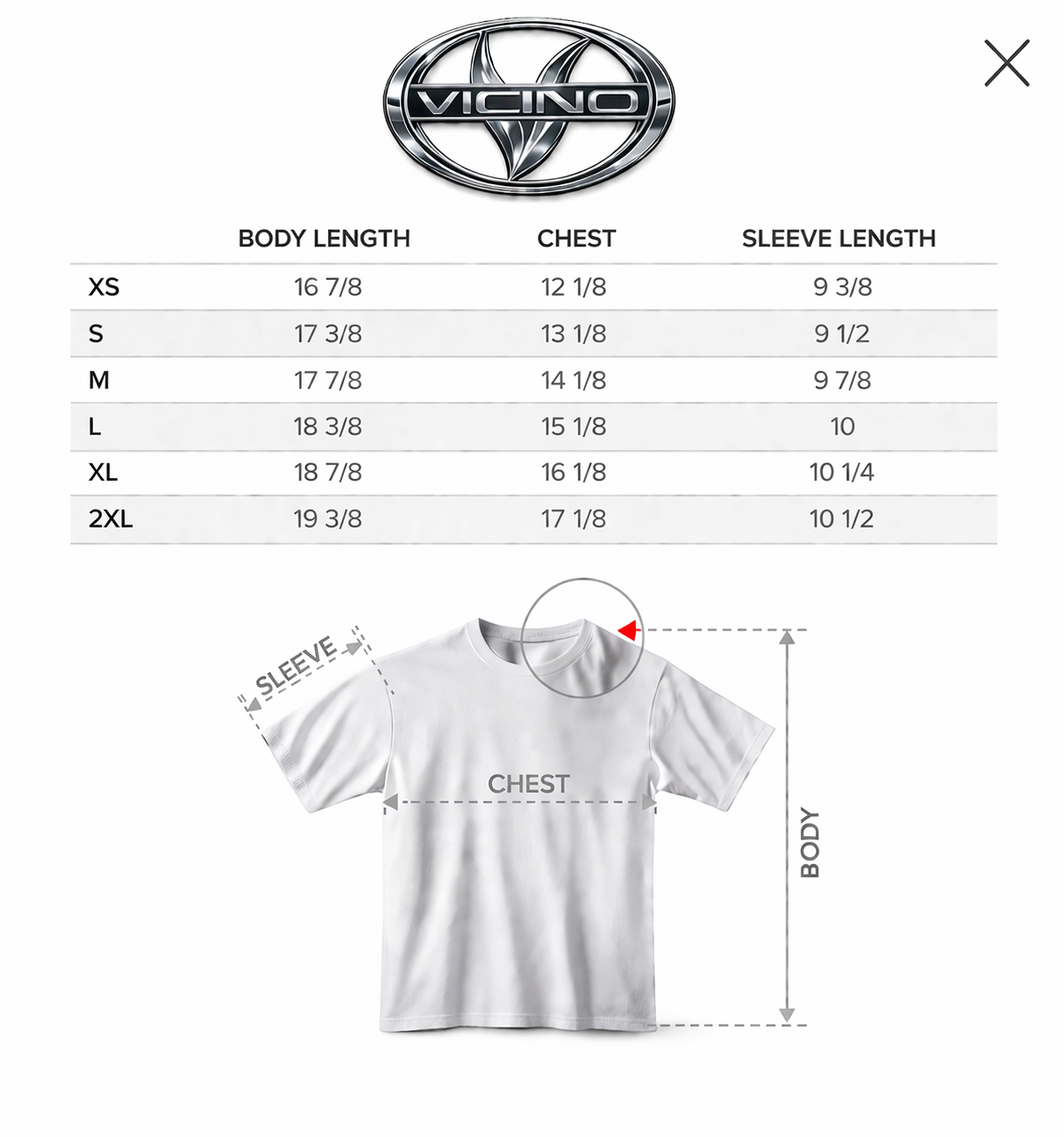 Vicino Logo Baby Tee